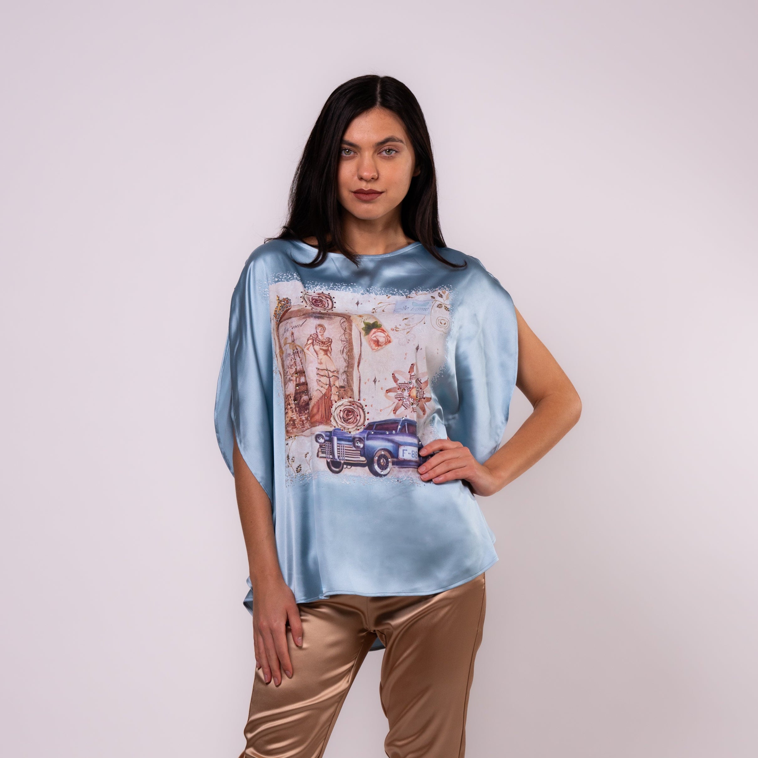 La Belle Époque Dreamscape Poncho