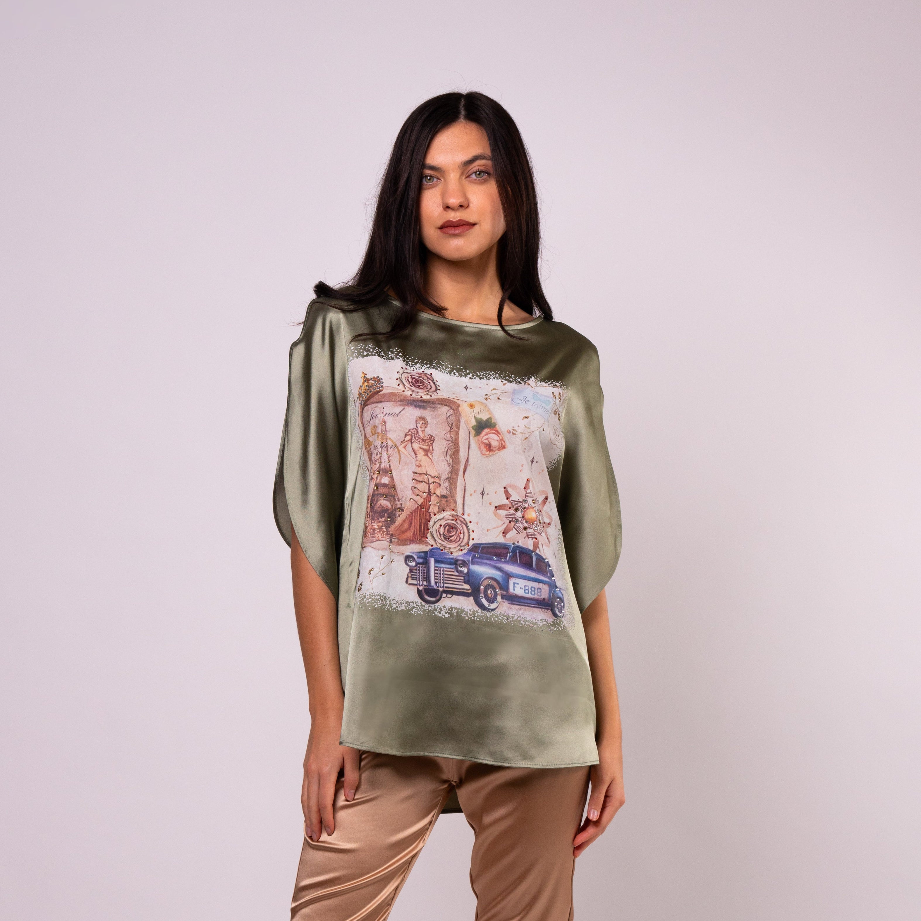 La Belle Époque Dreamscape Poncho