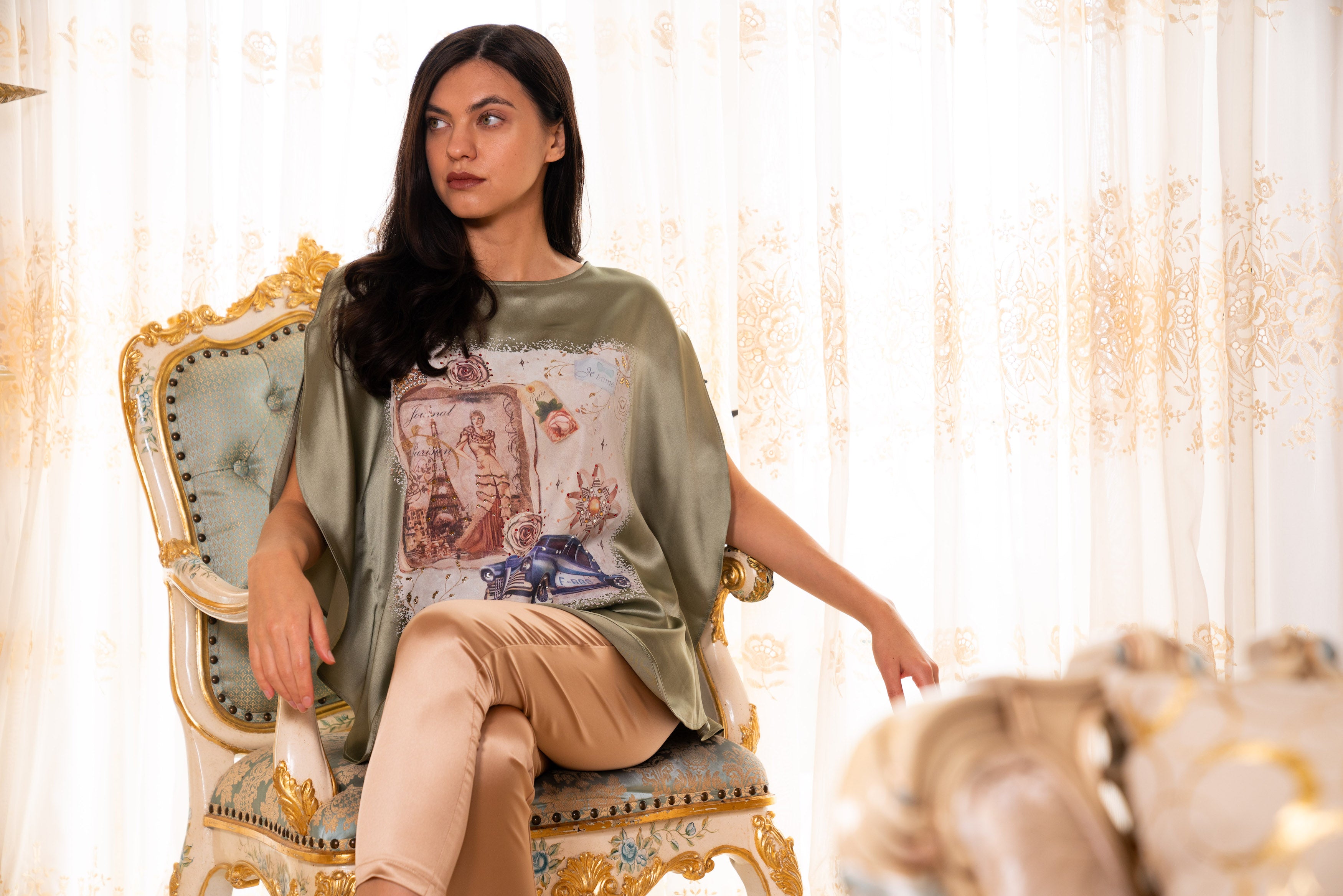 La Belle Époque Dreamscape Poncho