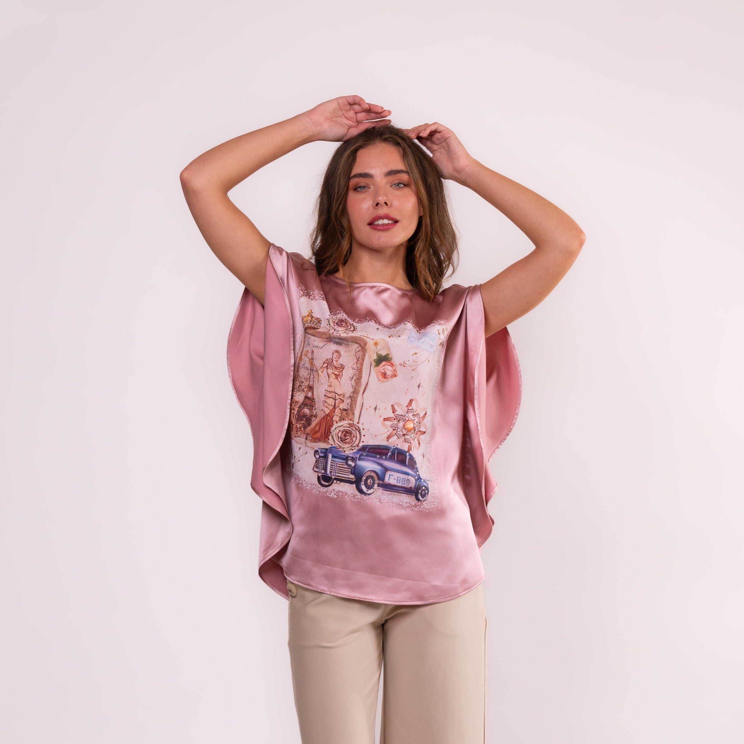 La Belle Époque Dreamscape Poncho