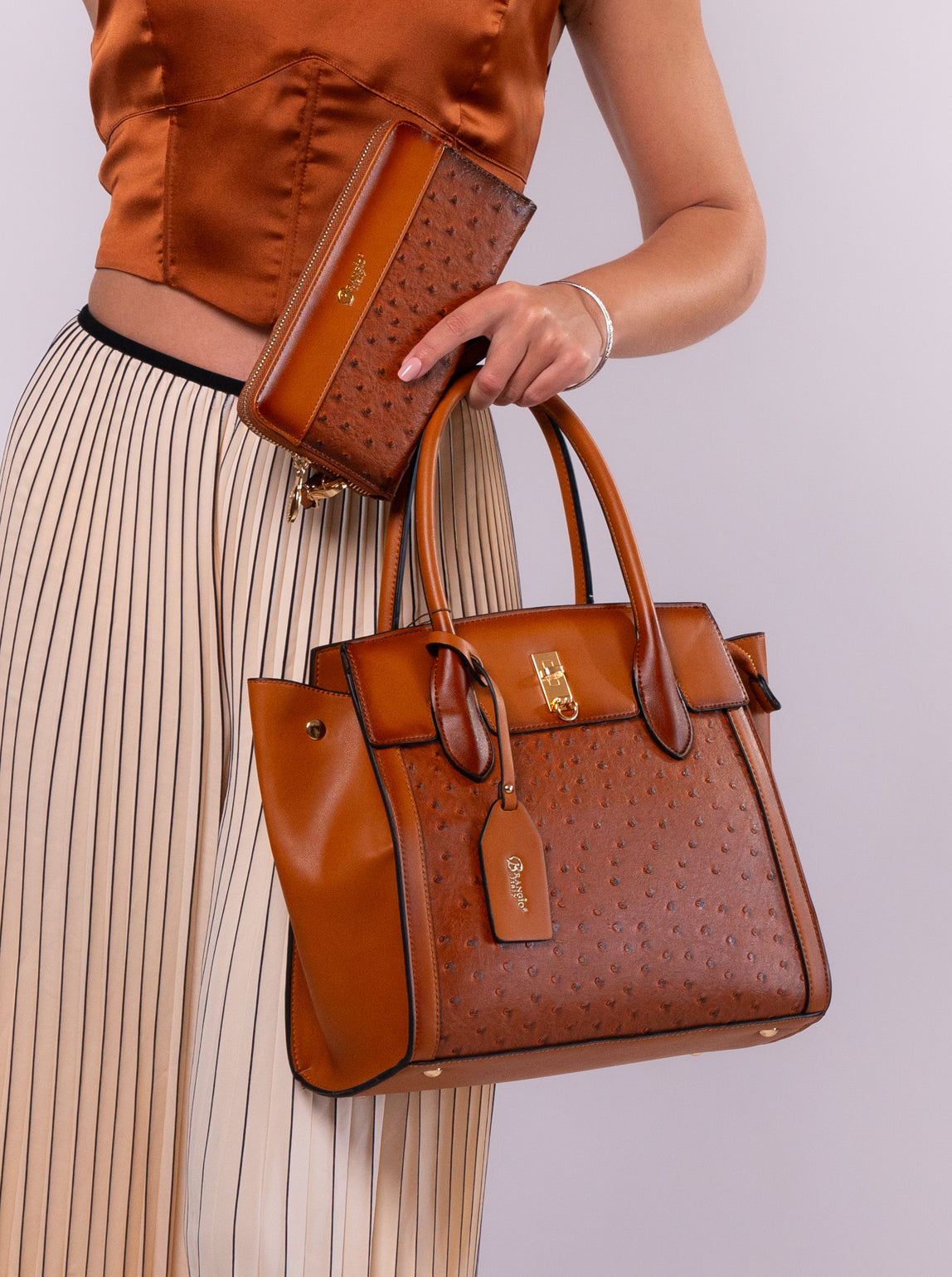 Croc Luxe Wristlet Wallet