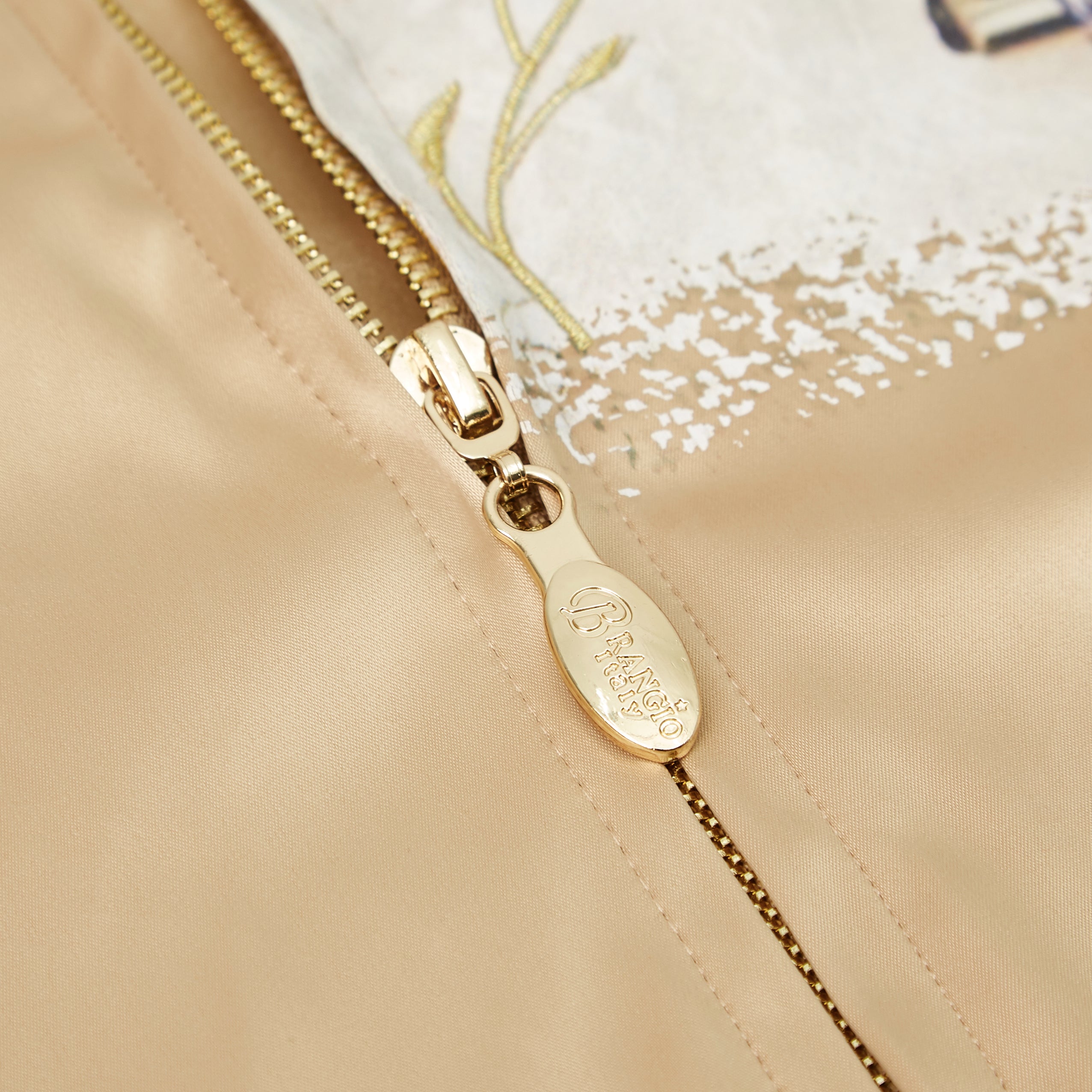 La Belle Époque Satin Bomber Jacket
