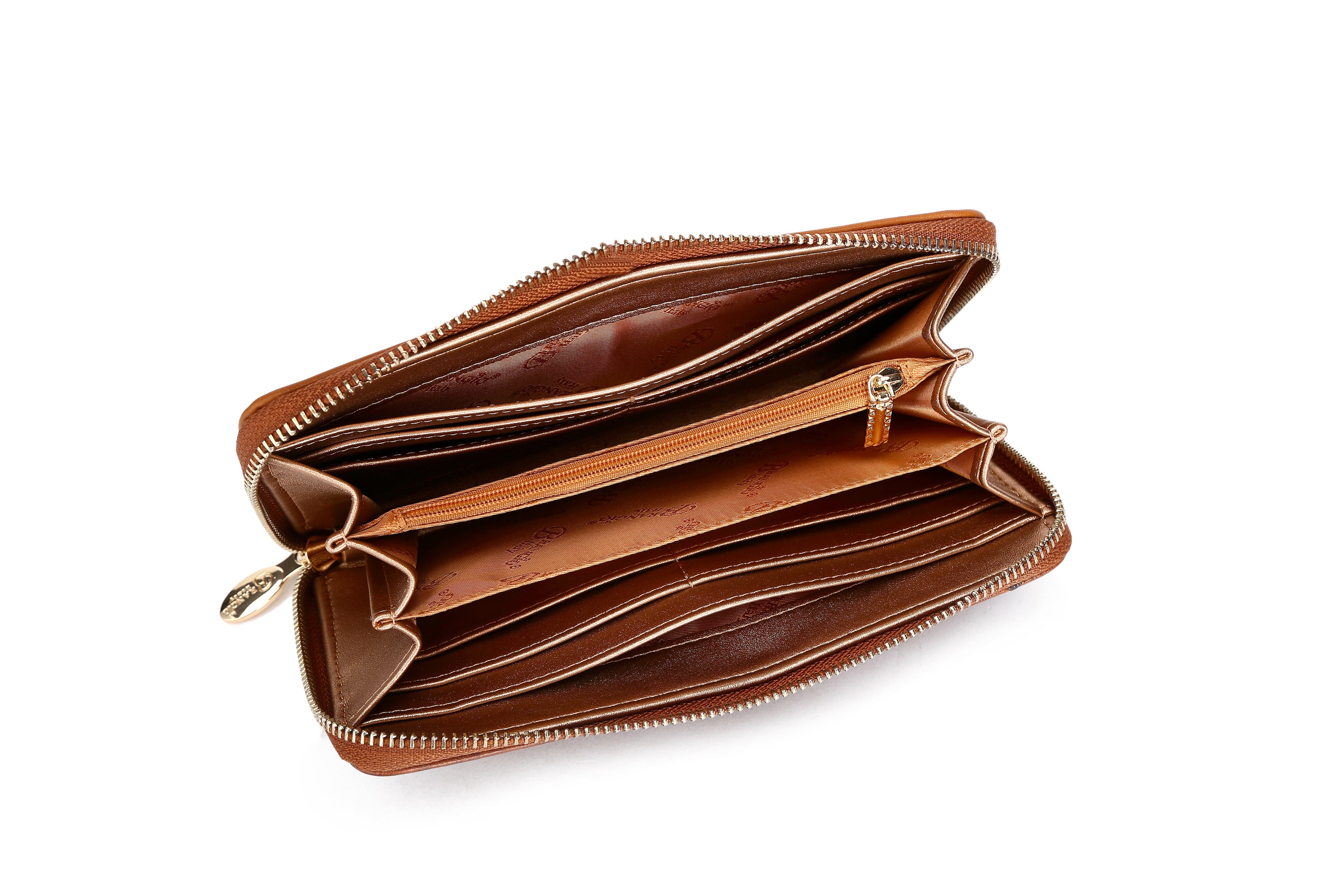 Croquilla Handmade Wristlet Wallet with Multiple Card Pockets - Brangio Italy Co.